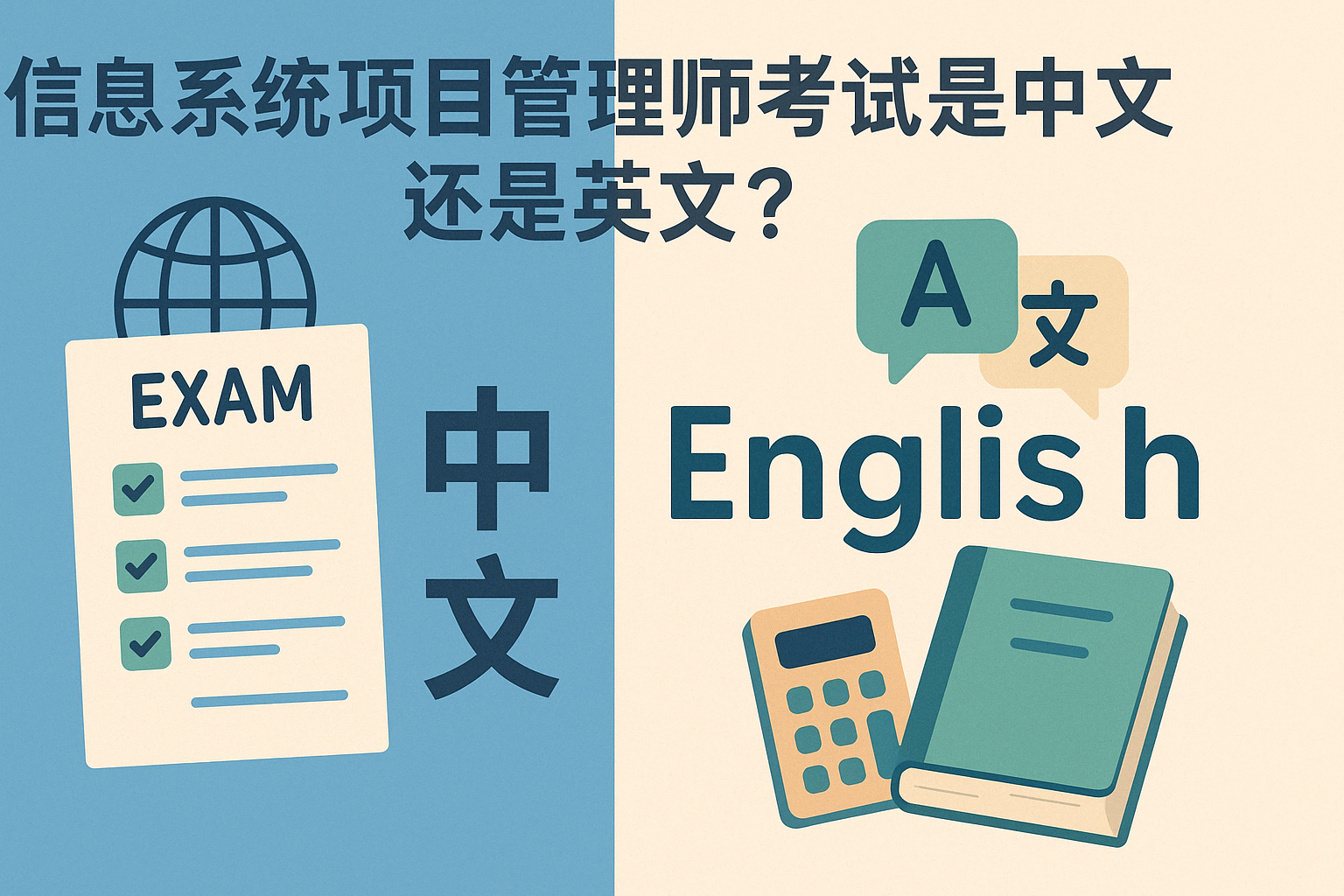信息系统项目管理师考试是中文还是英文.png