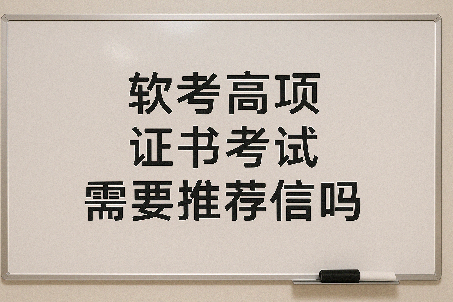 软考高项证书考试需要推荐信吗.png