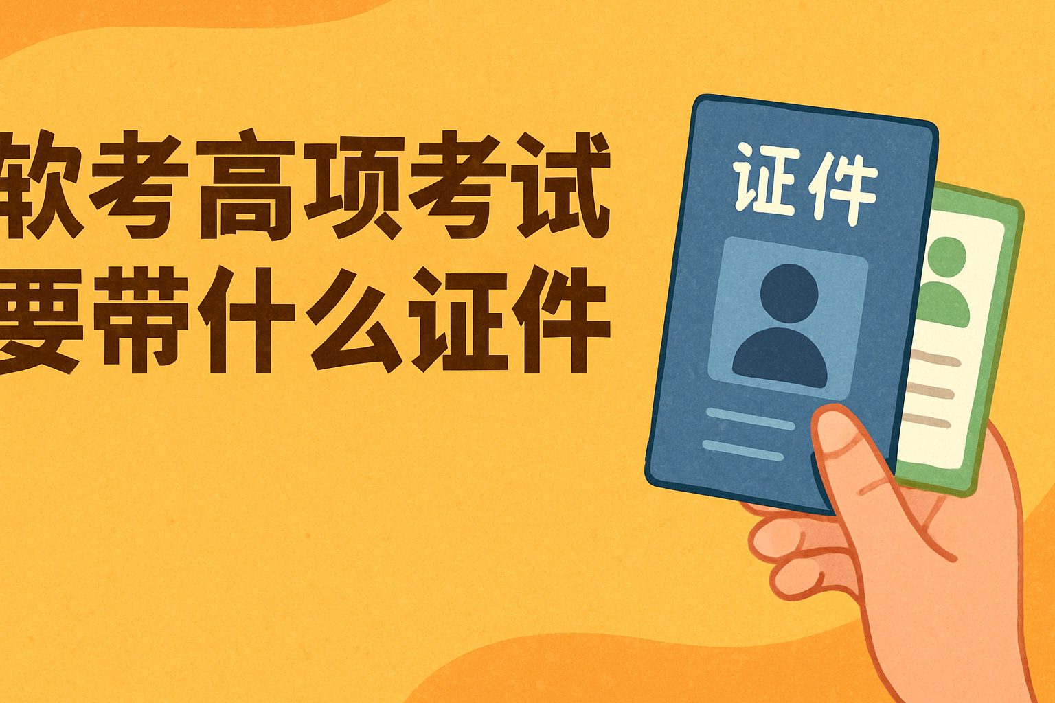 软考高项证书考试要带什么证件.png