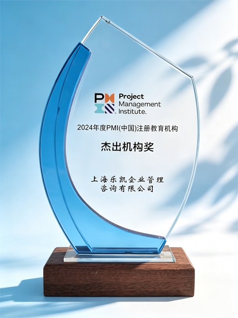 乐凯咨询2024年度PMI中国注册教育机构杰出机构奖